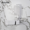 Dispensadores manuales montados en la pared plásticos del jabón líquido del ABS del hotel de Saige 250ml