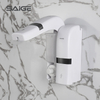 Saige 200ml * 2 Baño Blanco Montaje en pared Dispensador de jabón líquido manual para ducha