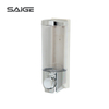 Dispensador de jabón líquido de presión manual de plástico ABS montado en la pared Saige 350ml